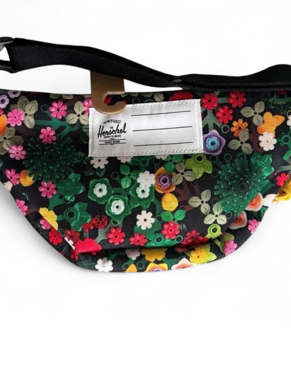 Herschel x LEGO Floral Black Waist Bag / Fanny Pack / Belt Bag Little Herschel - Picture 5 of 6